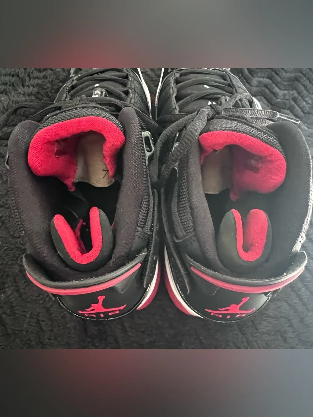 2008 Nike Air Jordan 6 Rings Bred Black Red White Mens Size 8.5 -OG Box Included